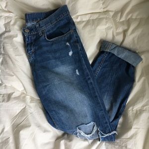 Aeropostale boyfriend ripped jeans